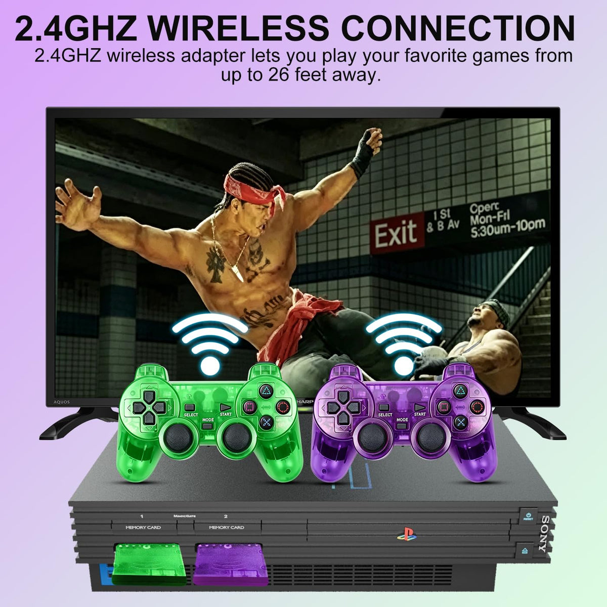 2 Packs Wireless Controller A662