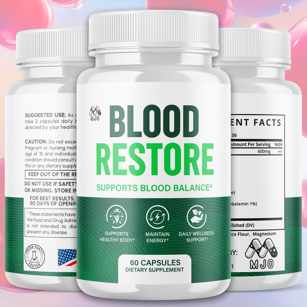 3 Pack Blood Restore Capsules 180 Capsules A33545