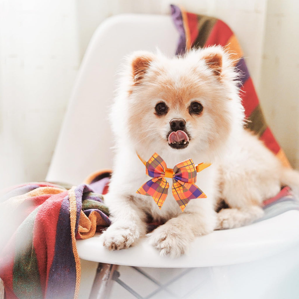 80pcs Adjustable Dog Bow Ties Y493