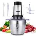 Food Processor 500W Meat Grinder 14Cup Stainless Steel Bowl B440581