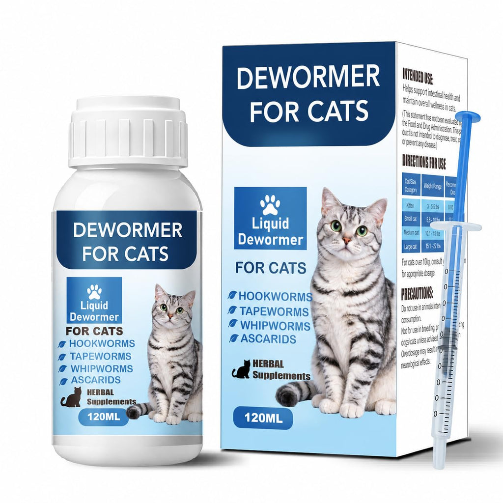 Broad Spectrum Cat Dewormer Liquid 4 oz E28207
