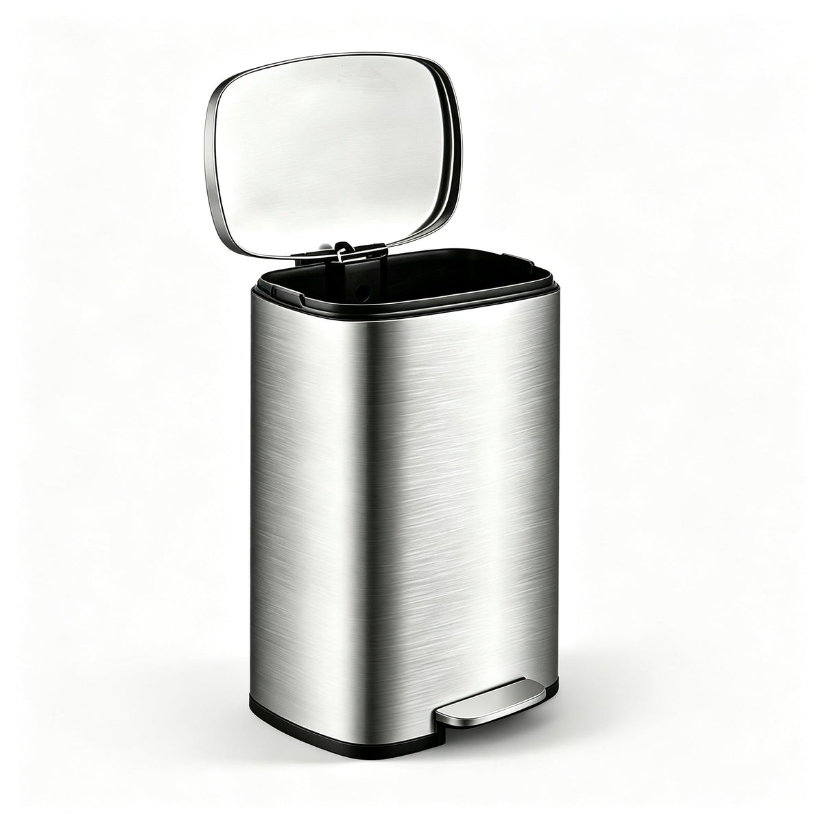 13 Gallon Stainless Steel Step Trash Can B57866