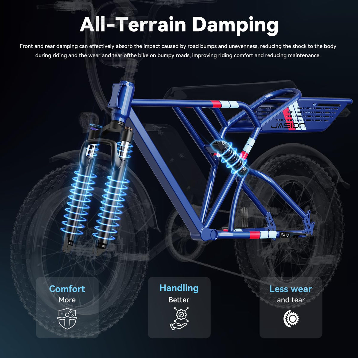 1500W Electric Bike 20'' Fat Tire W3555