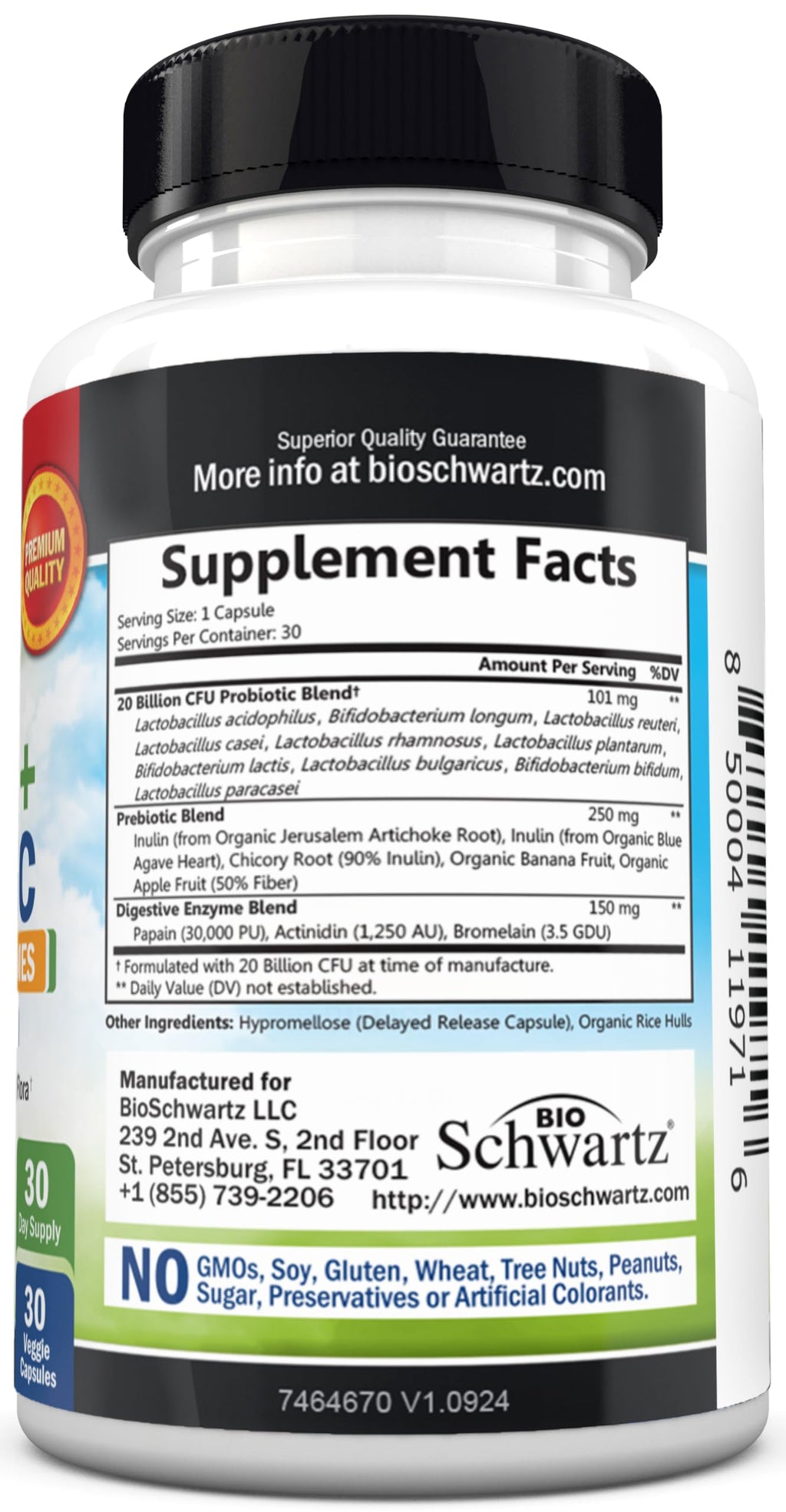 Prebiotics & Probiotics 30 Capsules D951