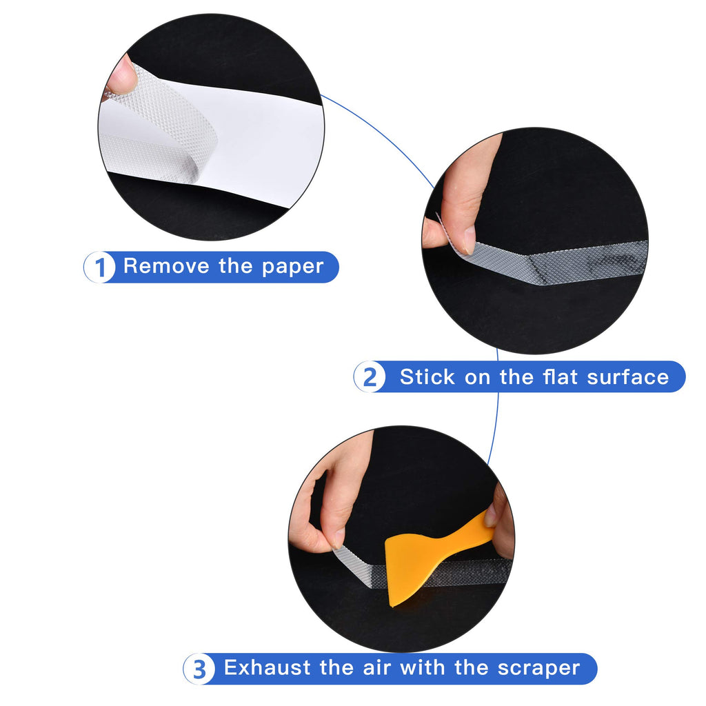 24 PCS Non Slip Adhesive Bathtub Stickers O5652