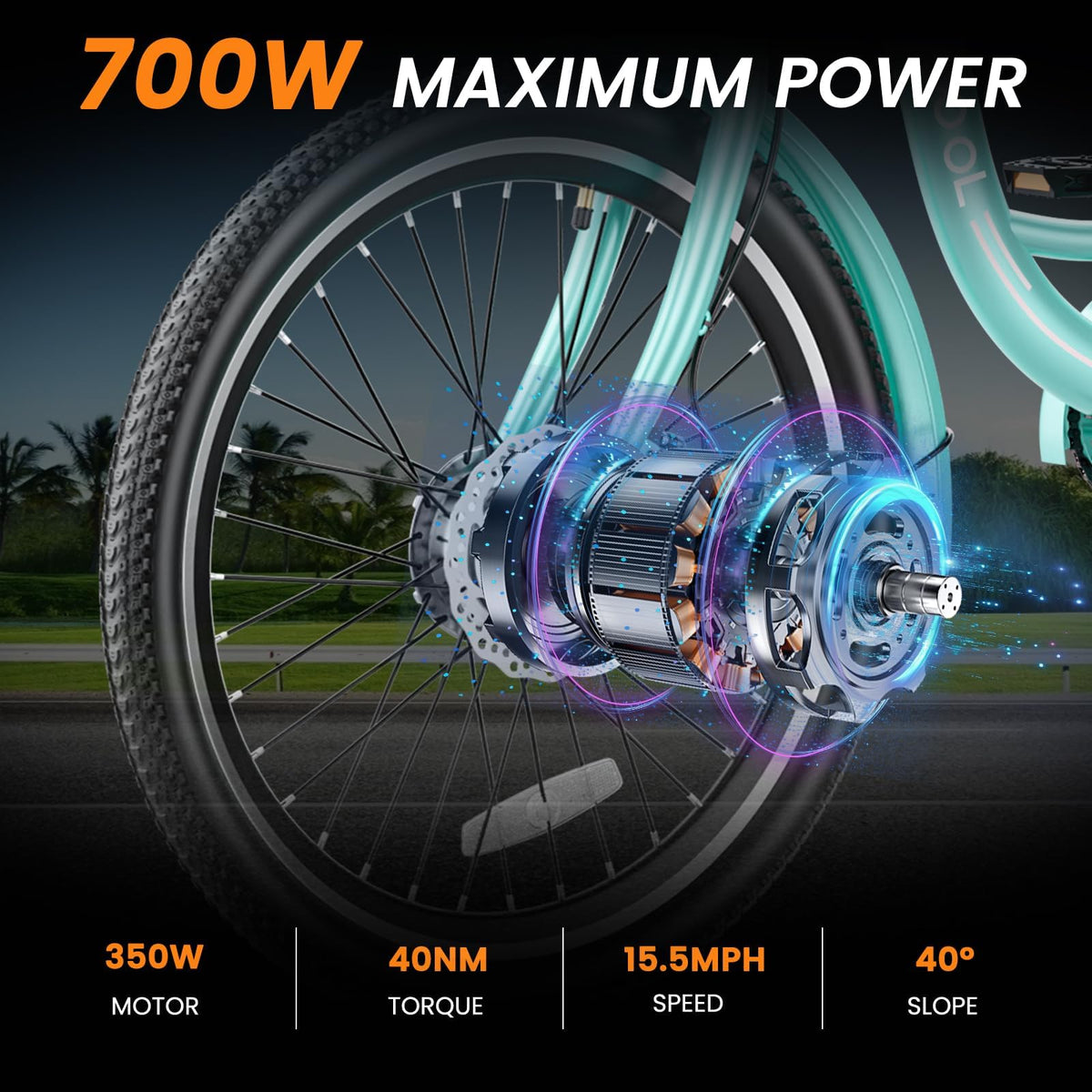 3 Wheel Electric Bike for Adults J726848