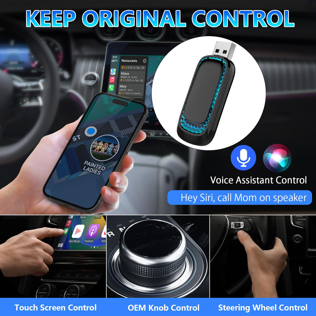 Wireless CarPlay Android Auto Adapter S80783