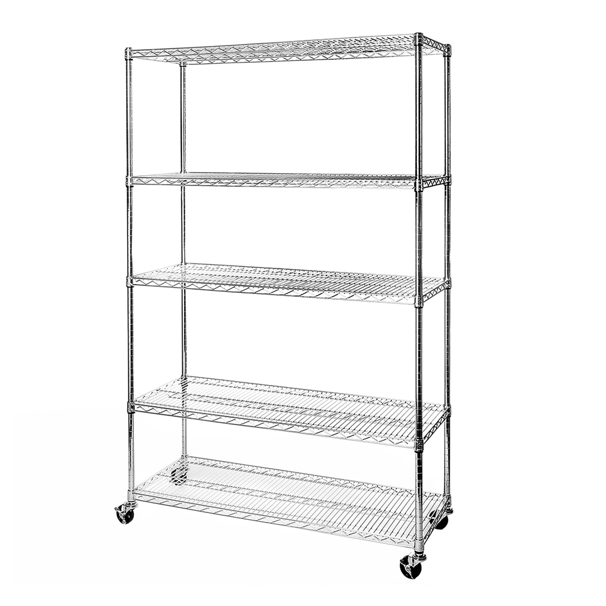 5-Tier Solid Steel Wire Shelving Rack I695
