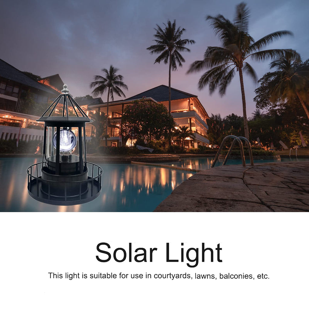 Solar Powered Lighthouse Garden Decoration R590