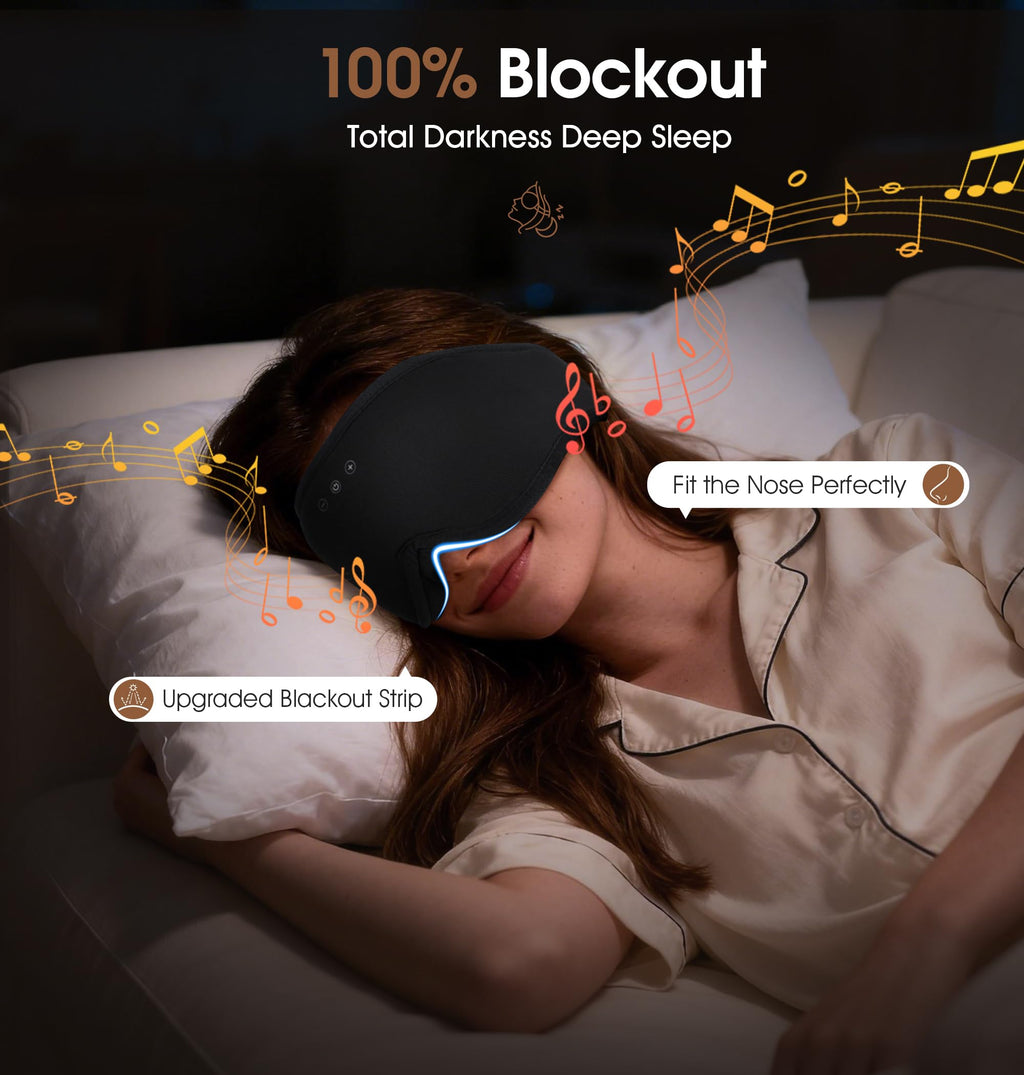 Bamboo Cotton Bluetooth Sleep Mask K9983