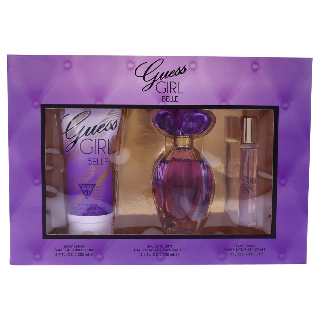 3 Pc Gift Set 3.4 oz EDT Spray 0.5 oz EDP Travel Spray 6.7 oz Body Lotion T289