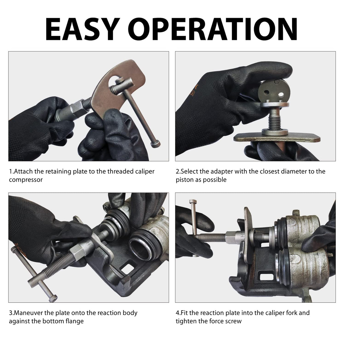 22 PCS Brake Caliper Press Tool Kit H93435