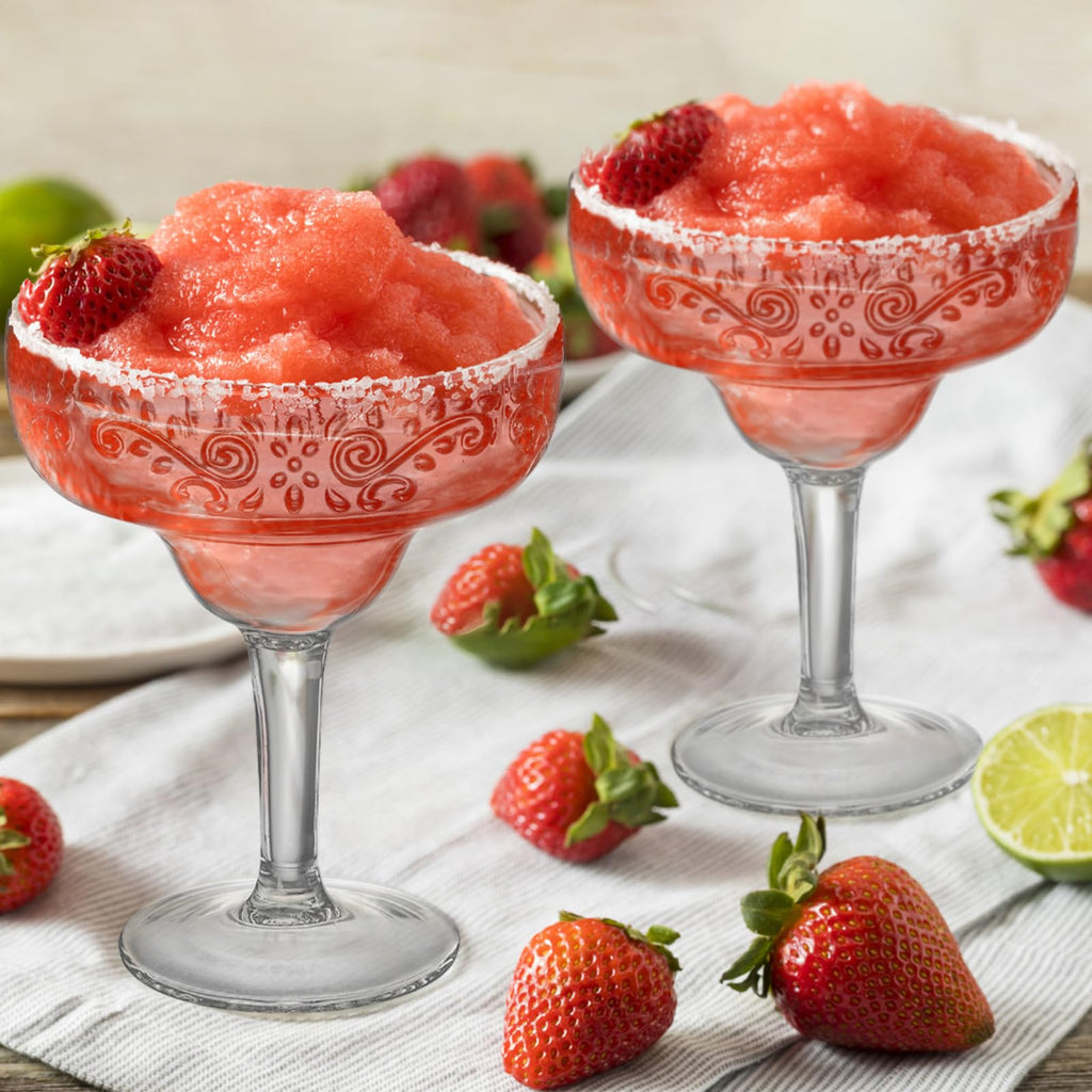 6 Pack 16oz Clear Acrylic Margarita Glasses E75549