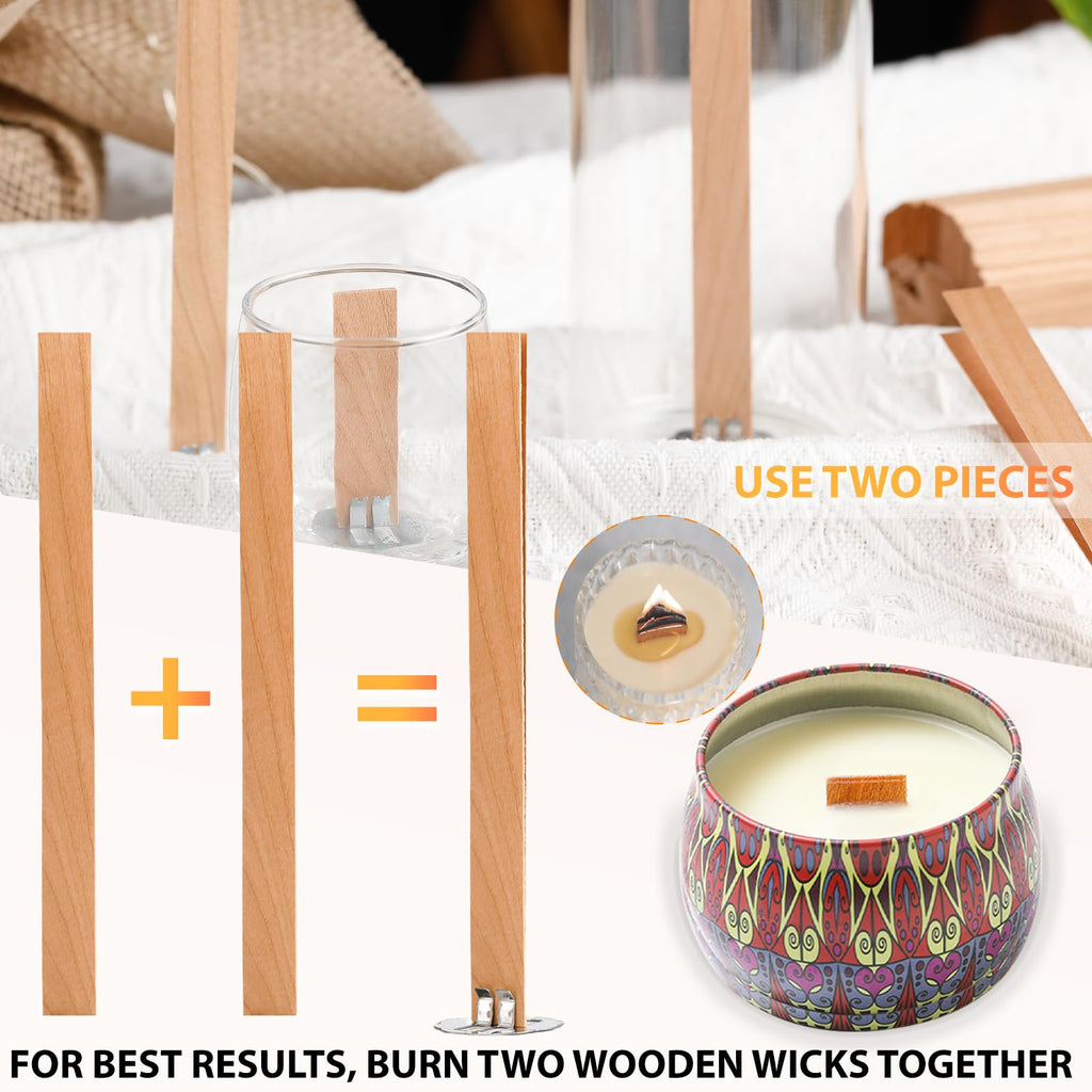 Cherry Wood Candle Wicks 100 PCS O26422