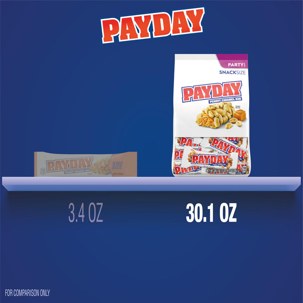 Peanut Caramel Snack Size Candy 30.1 oz E8872