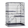 3/4-Tier Cat Cage Playpen with Hammock E36957