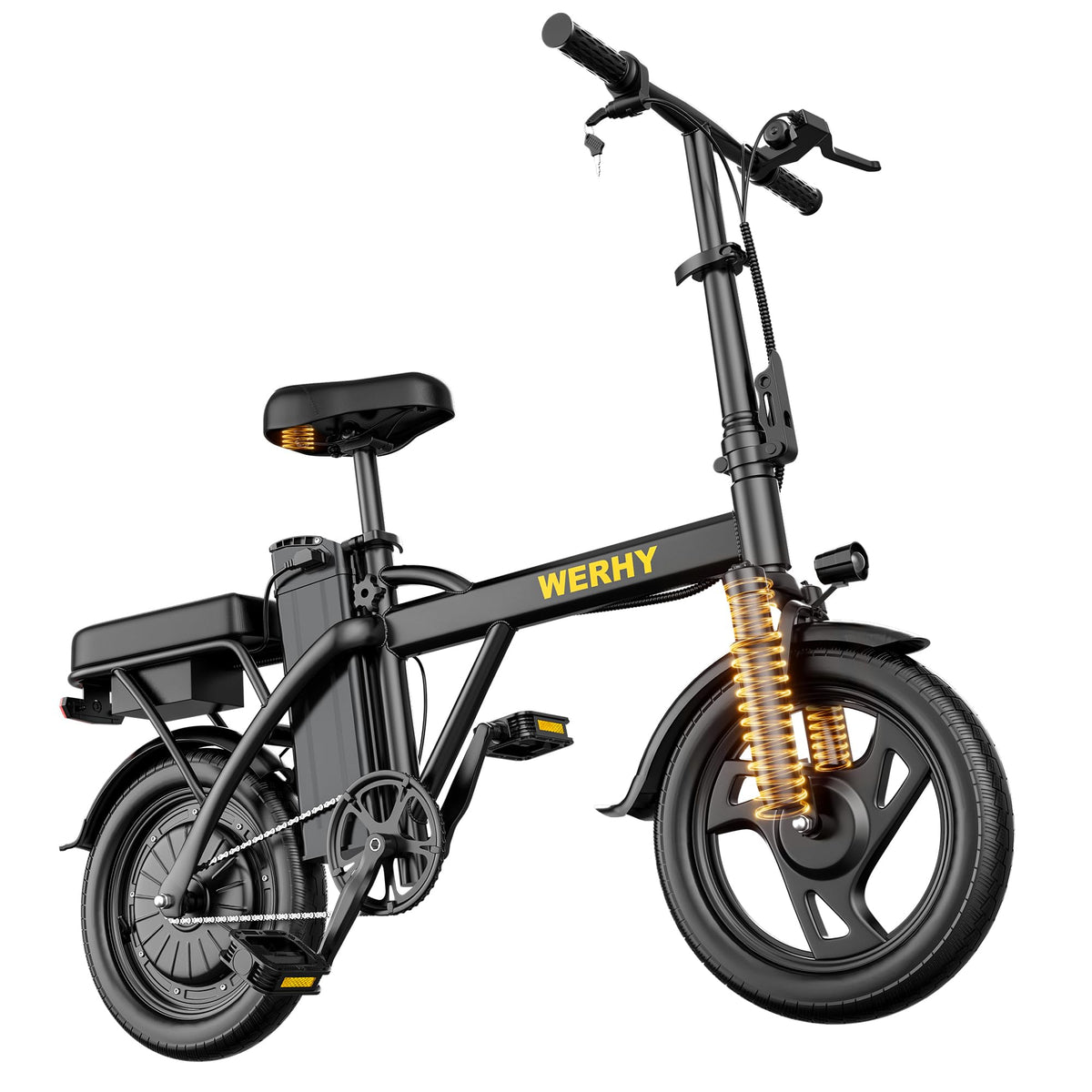 Electric Bike for Adults 750W Peak Motor 20 MPH Folding Ebike 14" J101