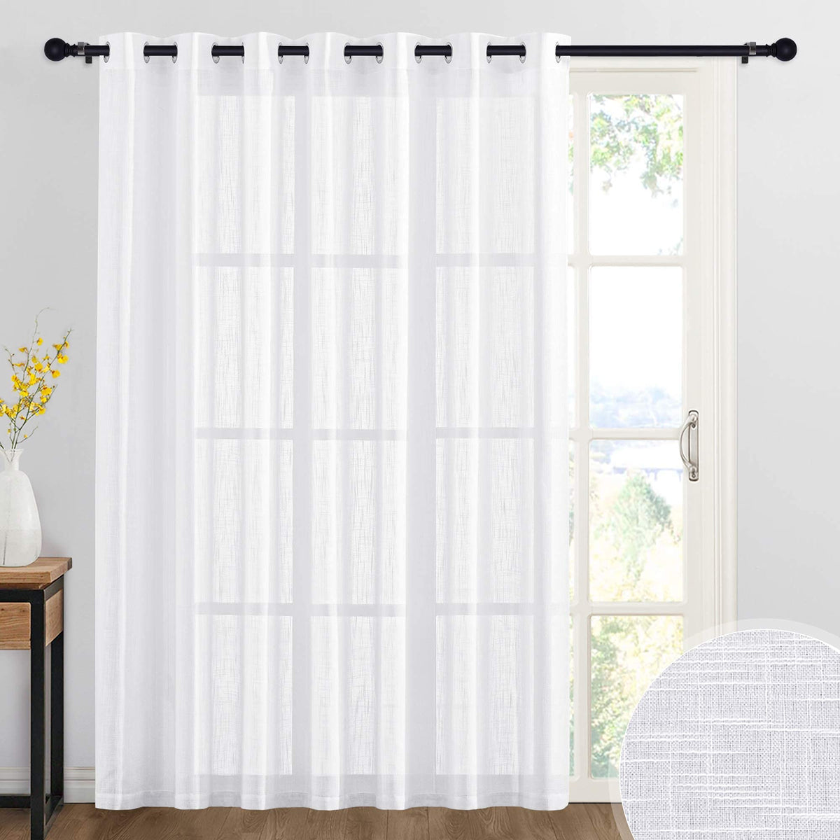 Extra Wide Sheer Curtains M67038