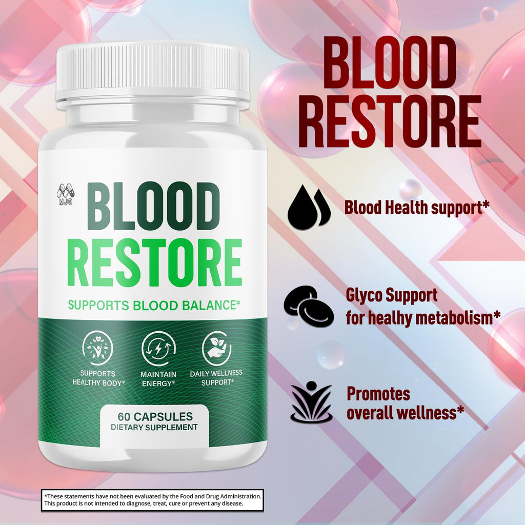 3 Pack Blood Restore Capsules 180 Capsules A33545