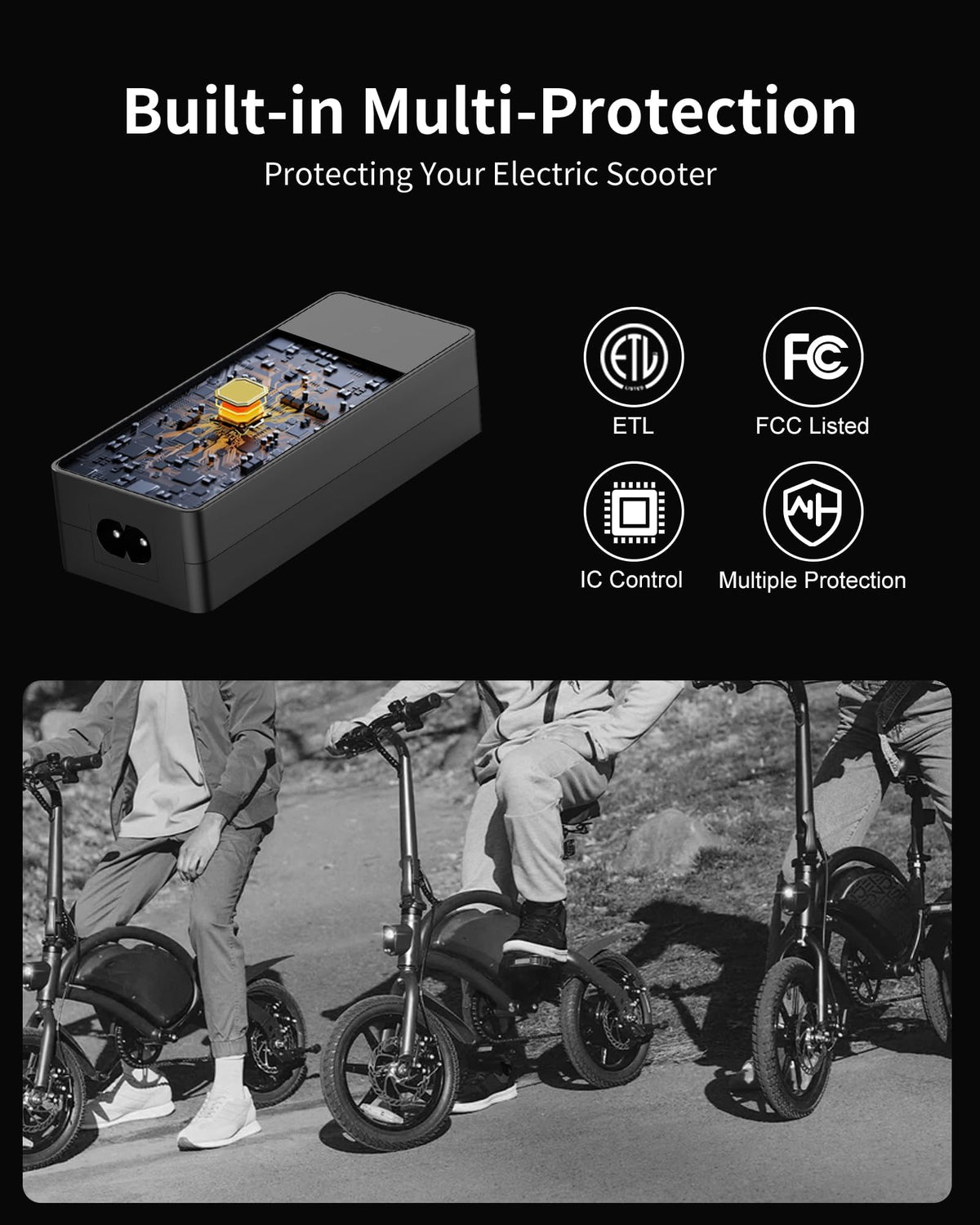42V Charger for Electric Bike and Scooters R653