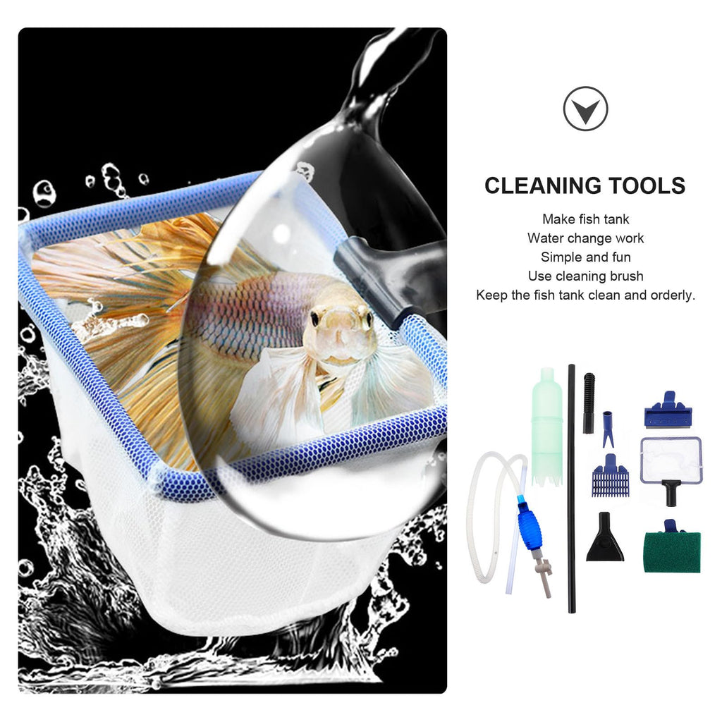 Fish Tank Cleaner Brush 5 in 1 Aquarium Maintenance Set H957790
