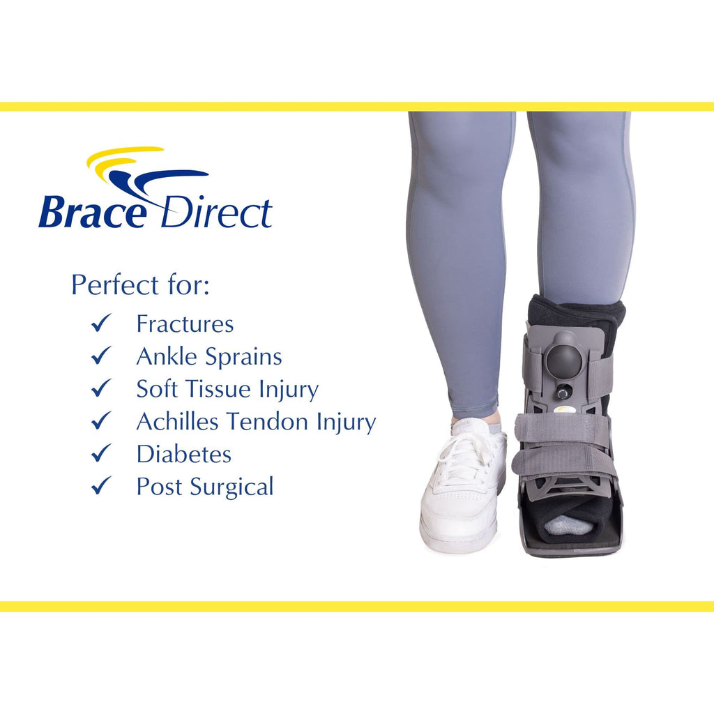 Ultra Light Short Full Shell Walking Boot + Reusable Ankle & Foot Ice Pack X4968