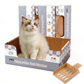 3-Pack Disposable Cat Litter Box with Scoop D2537