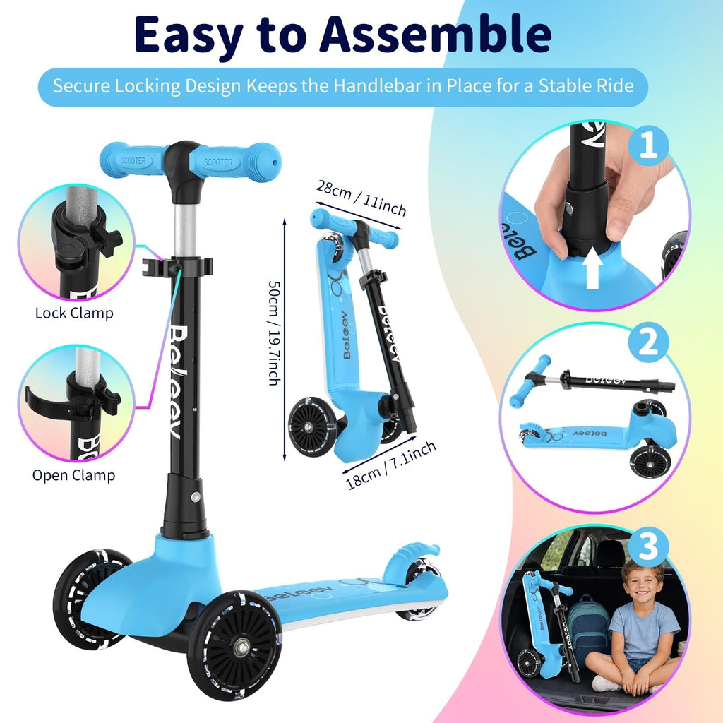 Light Up Deck & Wheels Scooter N192
