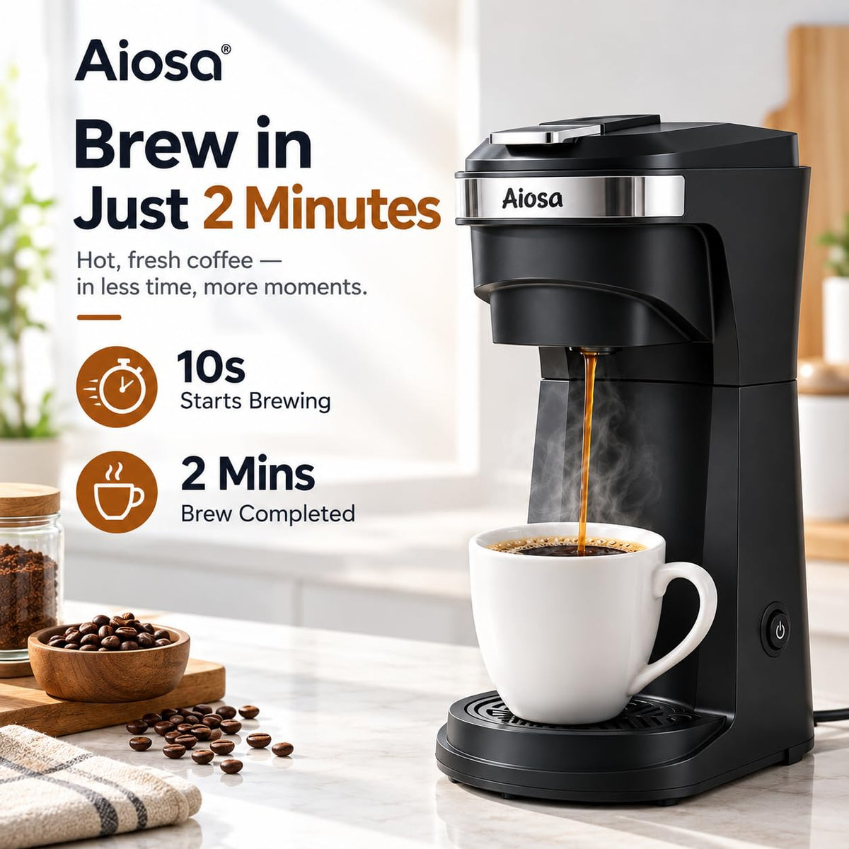 Single Serve Coffee Maker N8526