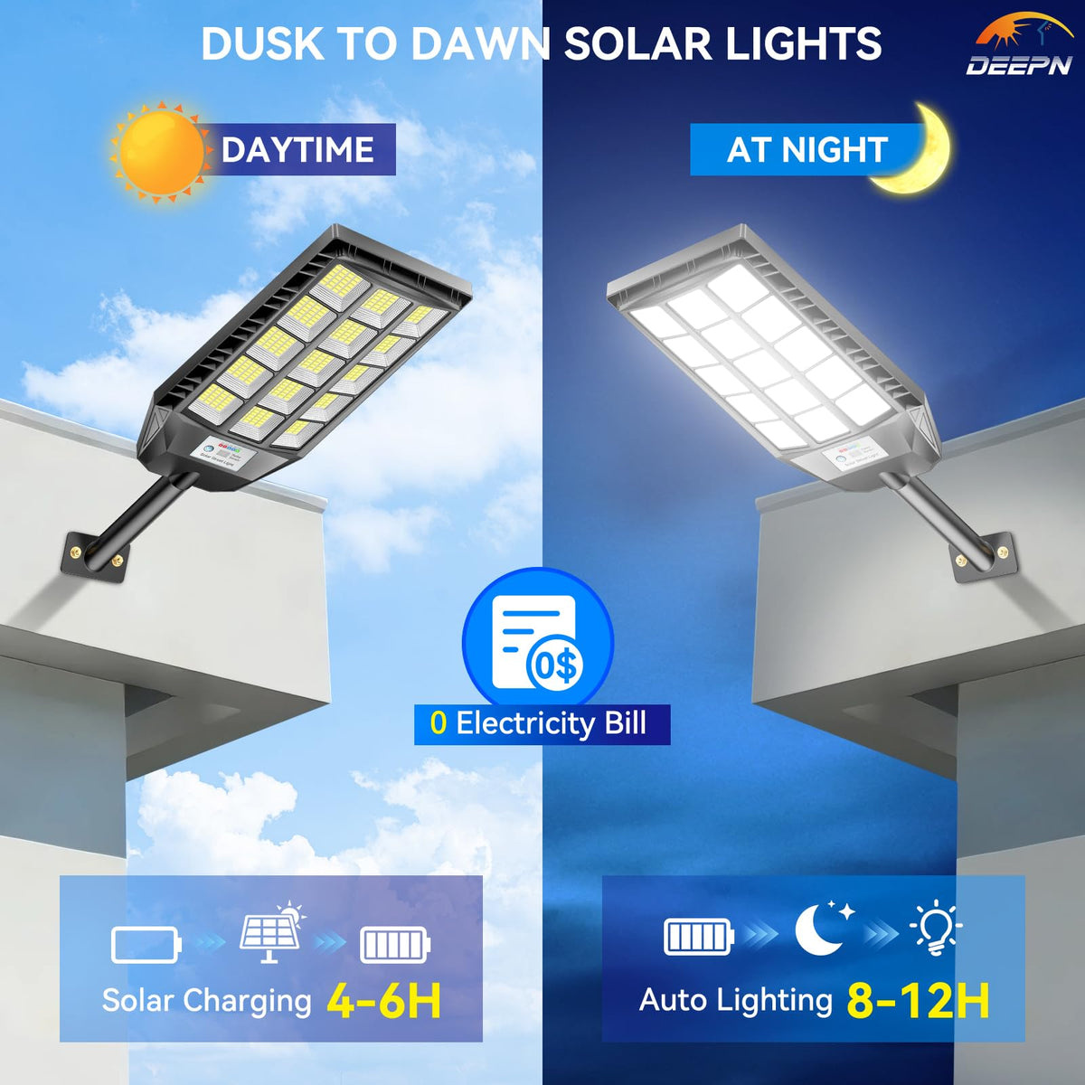 Solar Lights Outdoor Waterproof 2 Pack V77293