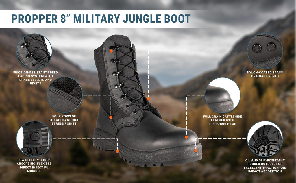 8" Military Tactical Combat Boots R857997