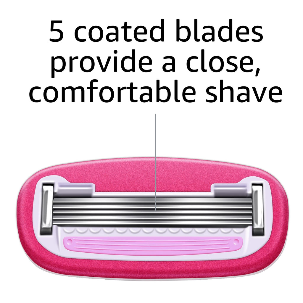 5-Blade Razor Refills, 6 Cartridges (Pack of 2) J67895