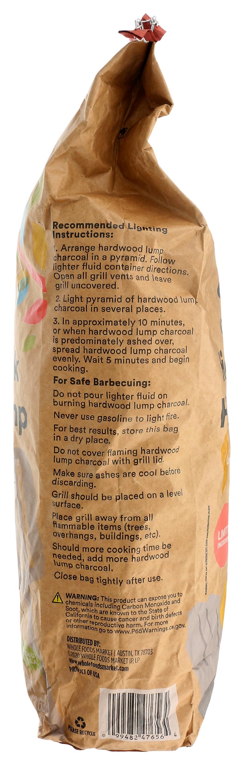 Charcoal Lump, 128 Ounce Y22943