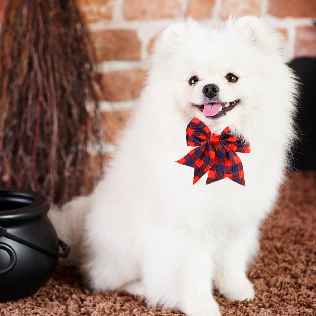 80pcs Adjustable Dog Bow Ties Y493
