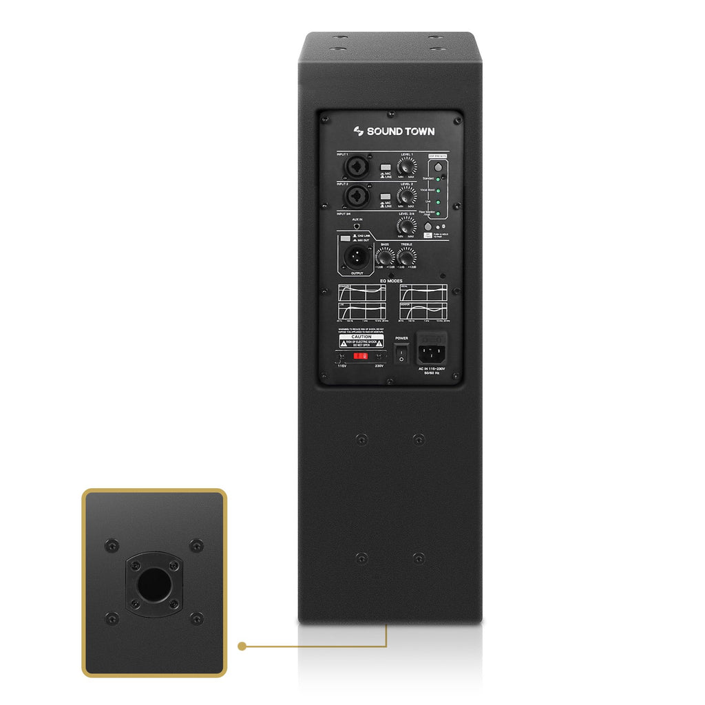 Powered PA System with 18" Subwoofer and Column Array Loudspeaker V443342