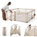 Foldable Baby Playpen with Gate Q382