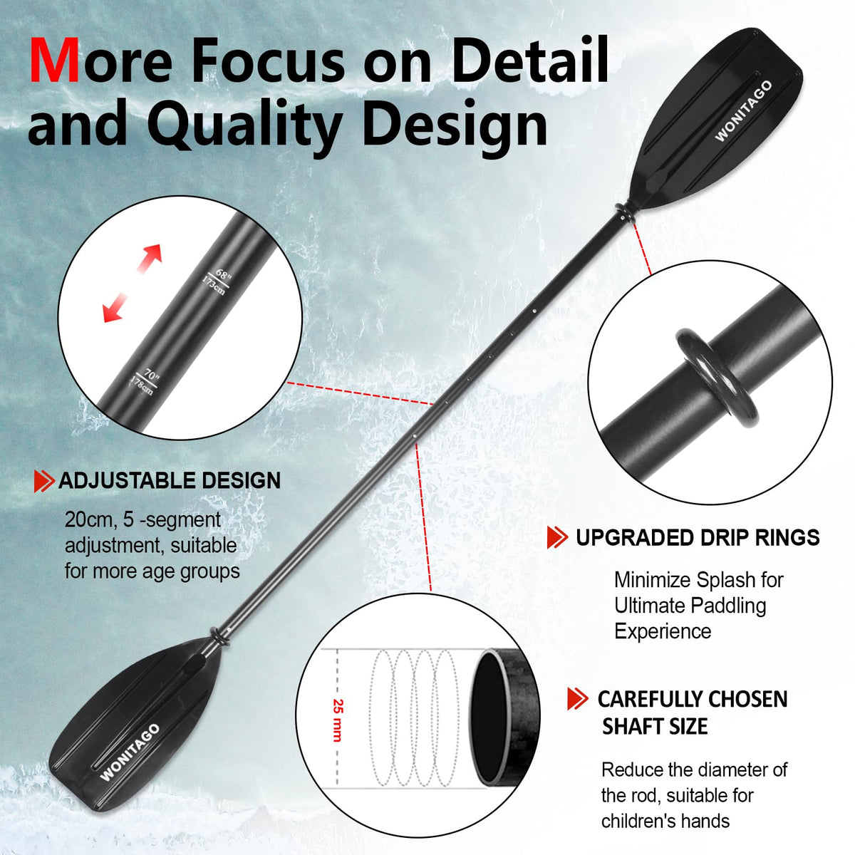 Adjustable Kayak Paddle K427661