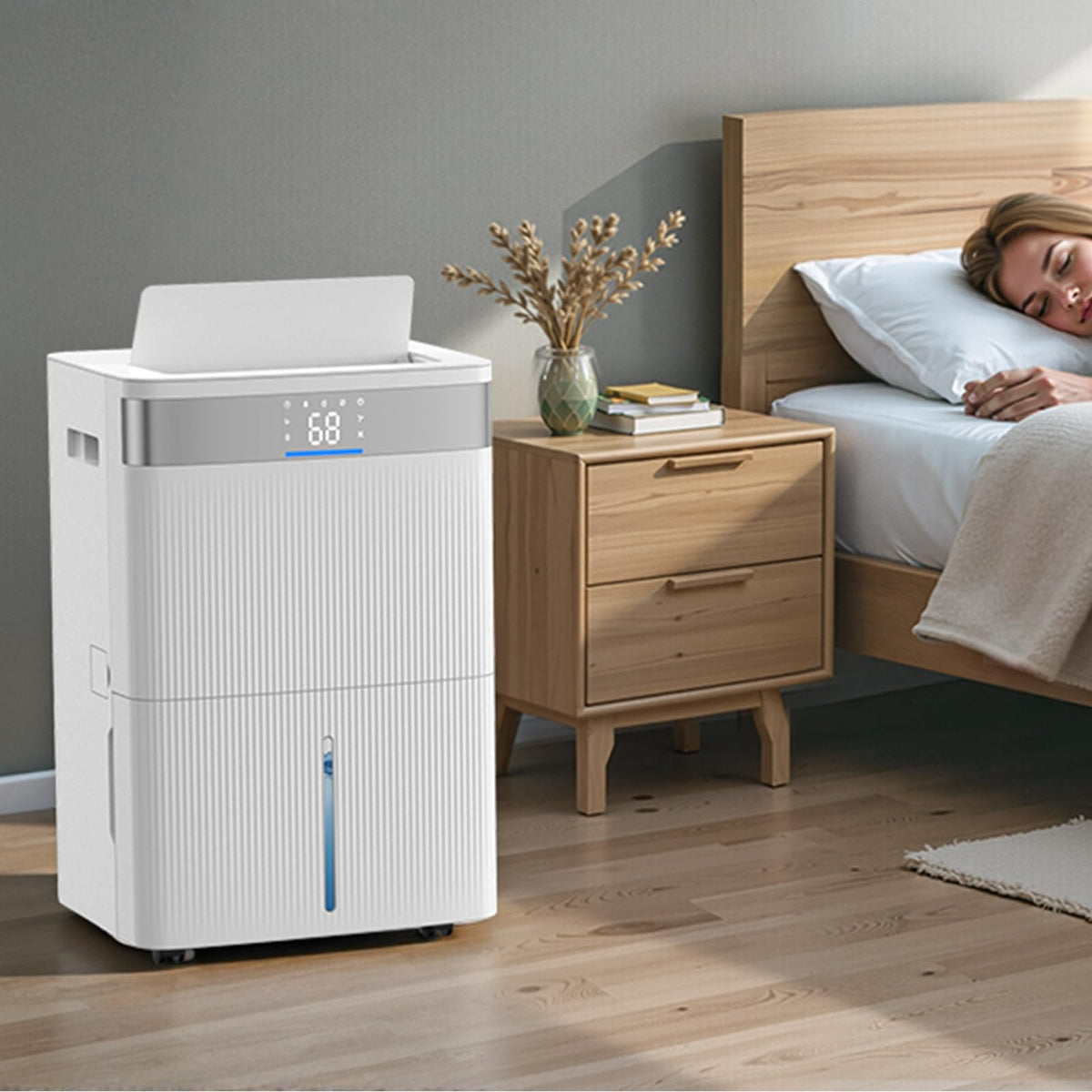 80 Pints Dehumidifier with Drain Hose O857