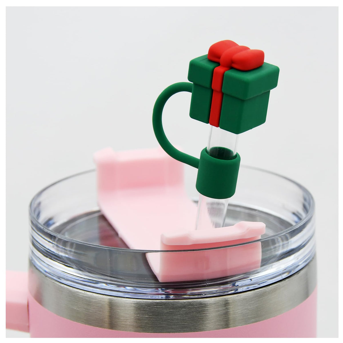 Straw Cover Cap for 30&40 Oz Tumbler, 10mm Reusable Straw Tips Lids Y7000