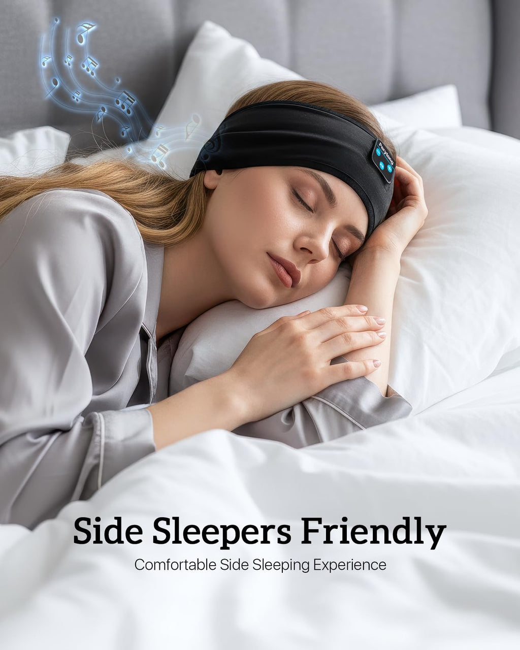 Bluetooth Sleep Headphones with Ultra-Thin Stereo Speakers J482