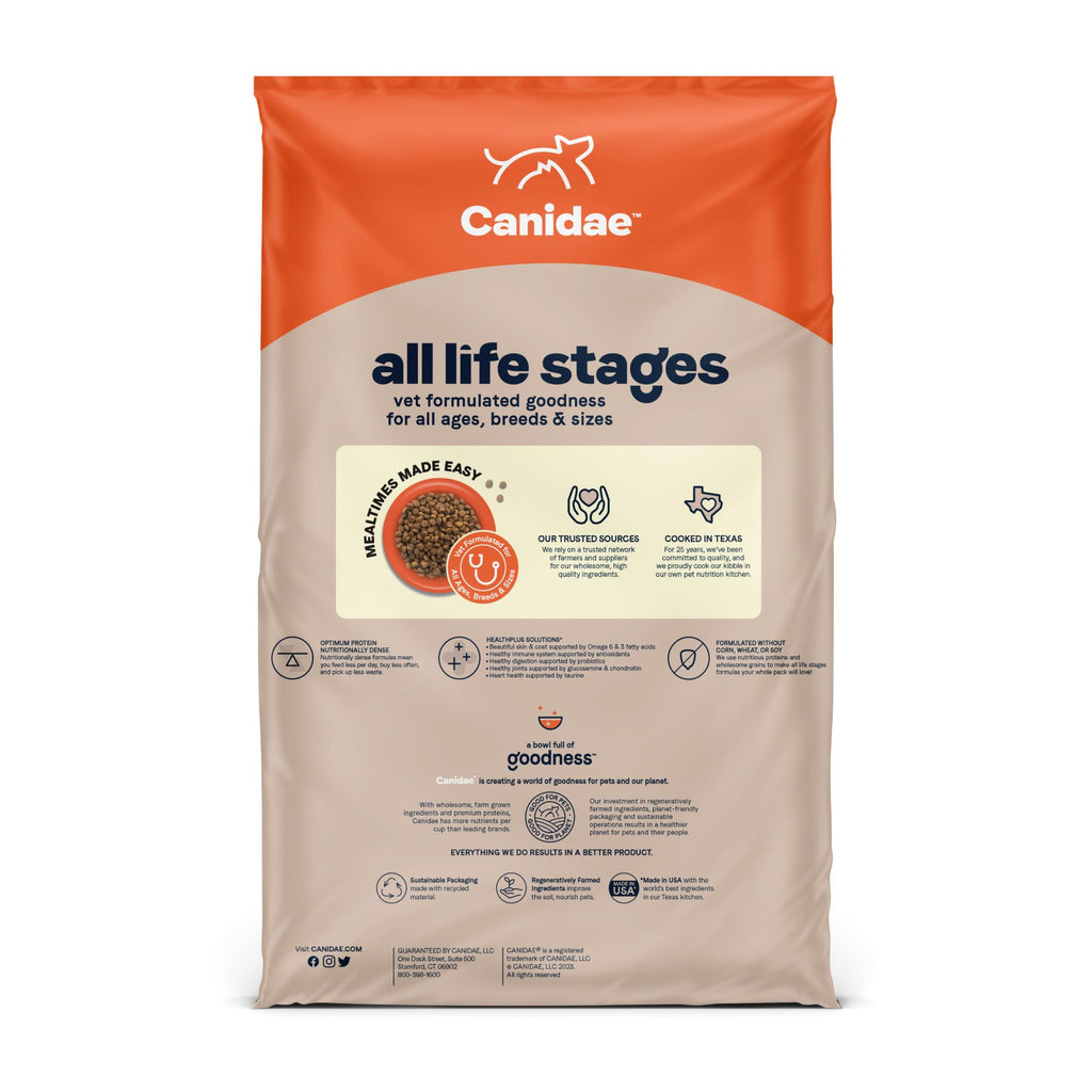 Dry Dog Food with Chicken Turkey & Lamb, 40 lbs Z450