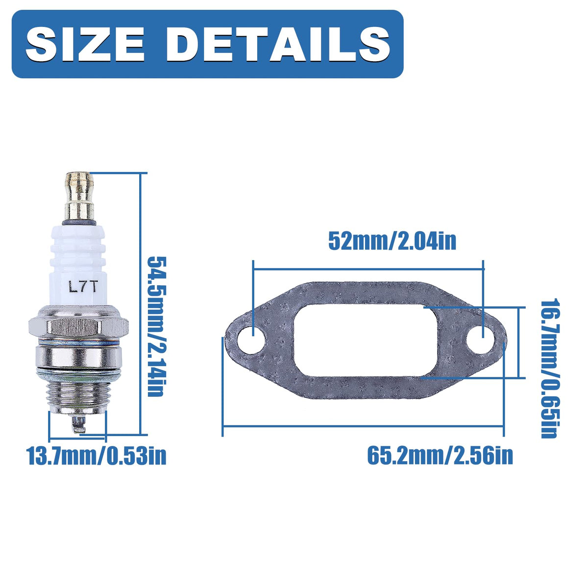 52mm Big Bore Top Cylinder End Kit Chainsaw Z85001