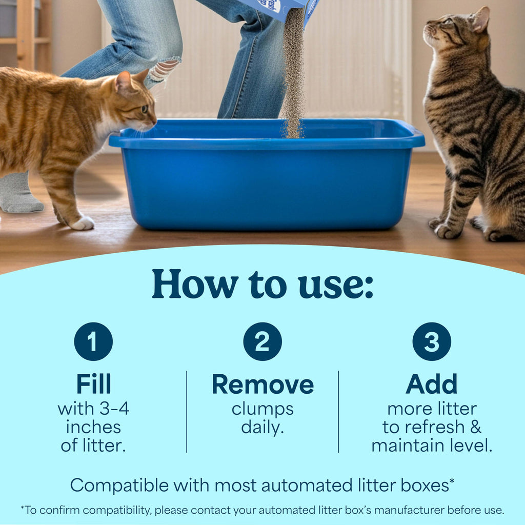 Unscented Multi Cat Clumping Litter, 18.5lb, 2Pk T315