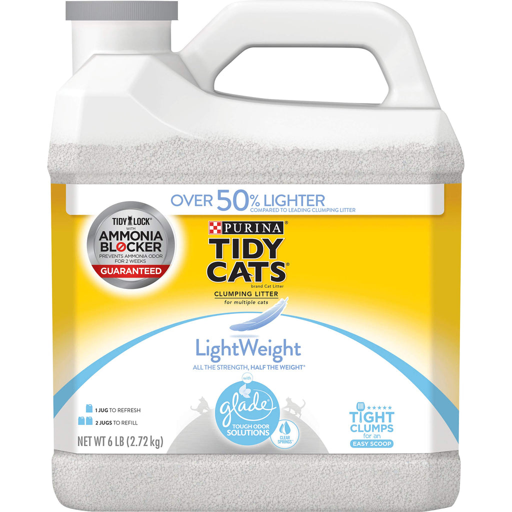 Clumping Low Dust Lightweight Cat Litter 6 lb W90534