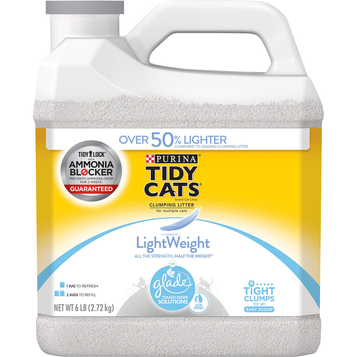 Clumping Low Dust Lightweight Cat Litter 6 lb W90534