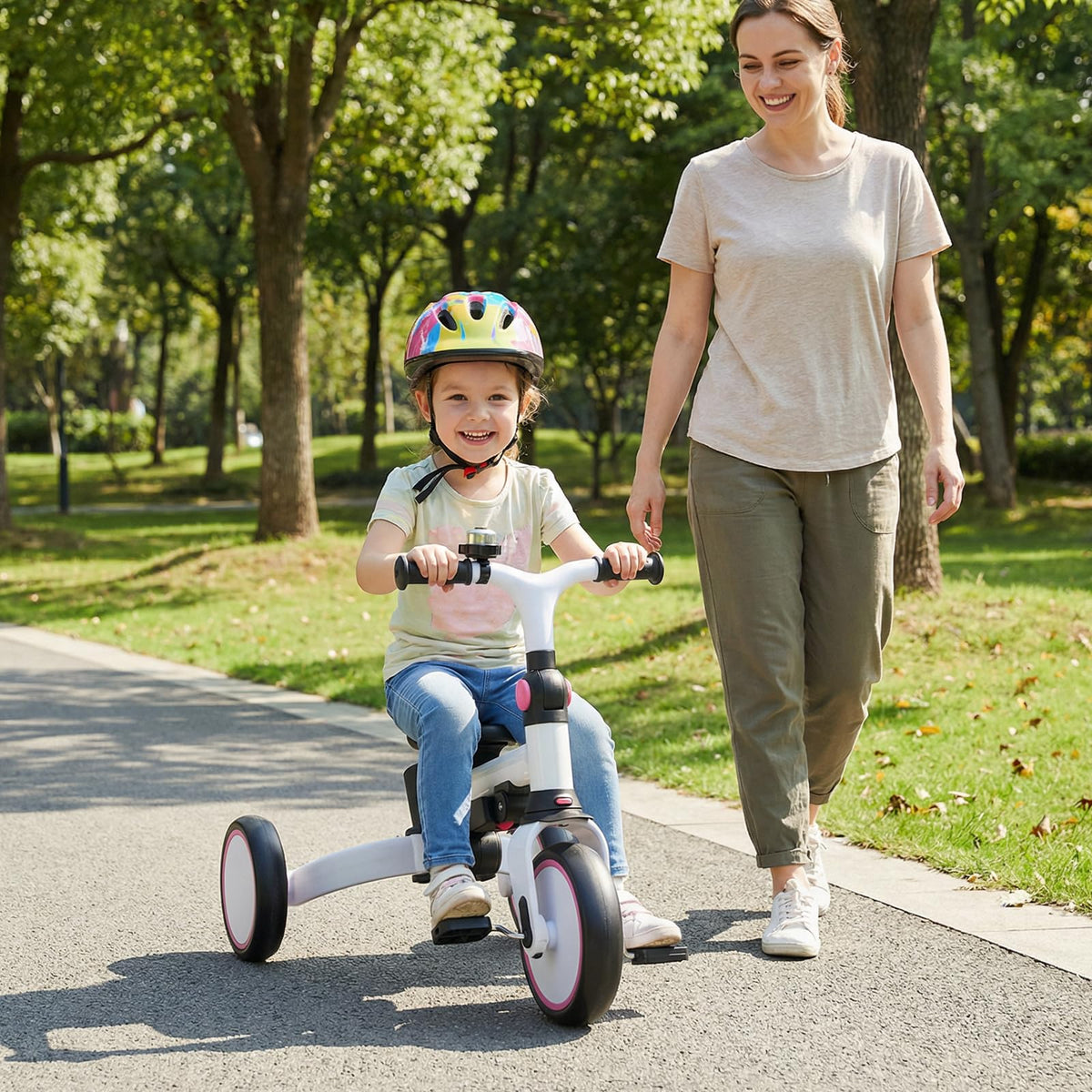 Kids 8-in-1 Folding Tricycle Y959
