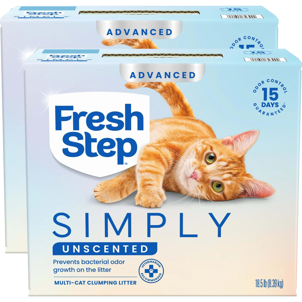 Unscented Multi Cat Clumping Litter, 18.5lb, 2Pk T315
