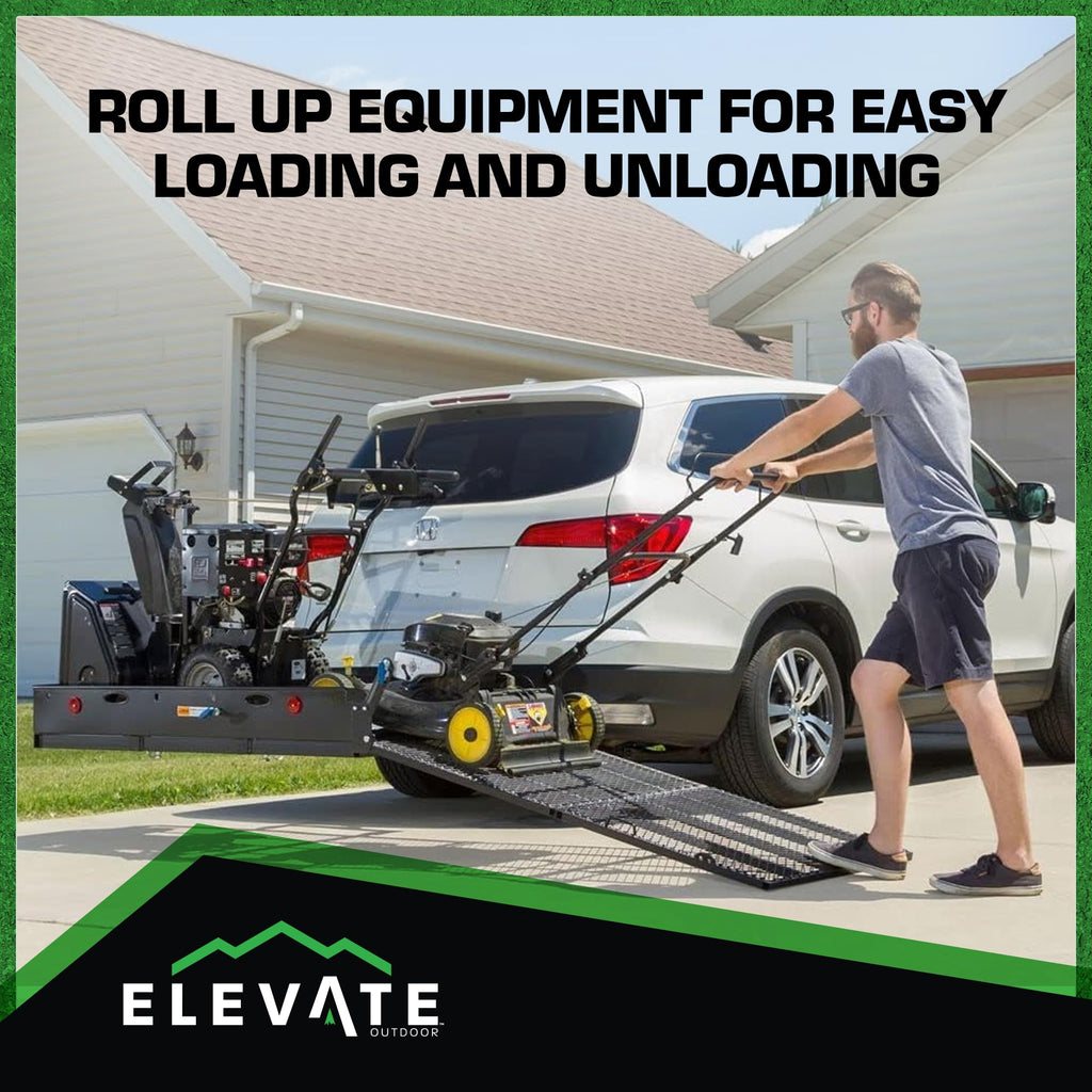 Folding Hitch Cargo Carrier with 60" Ramp H833