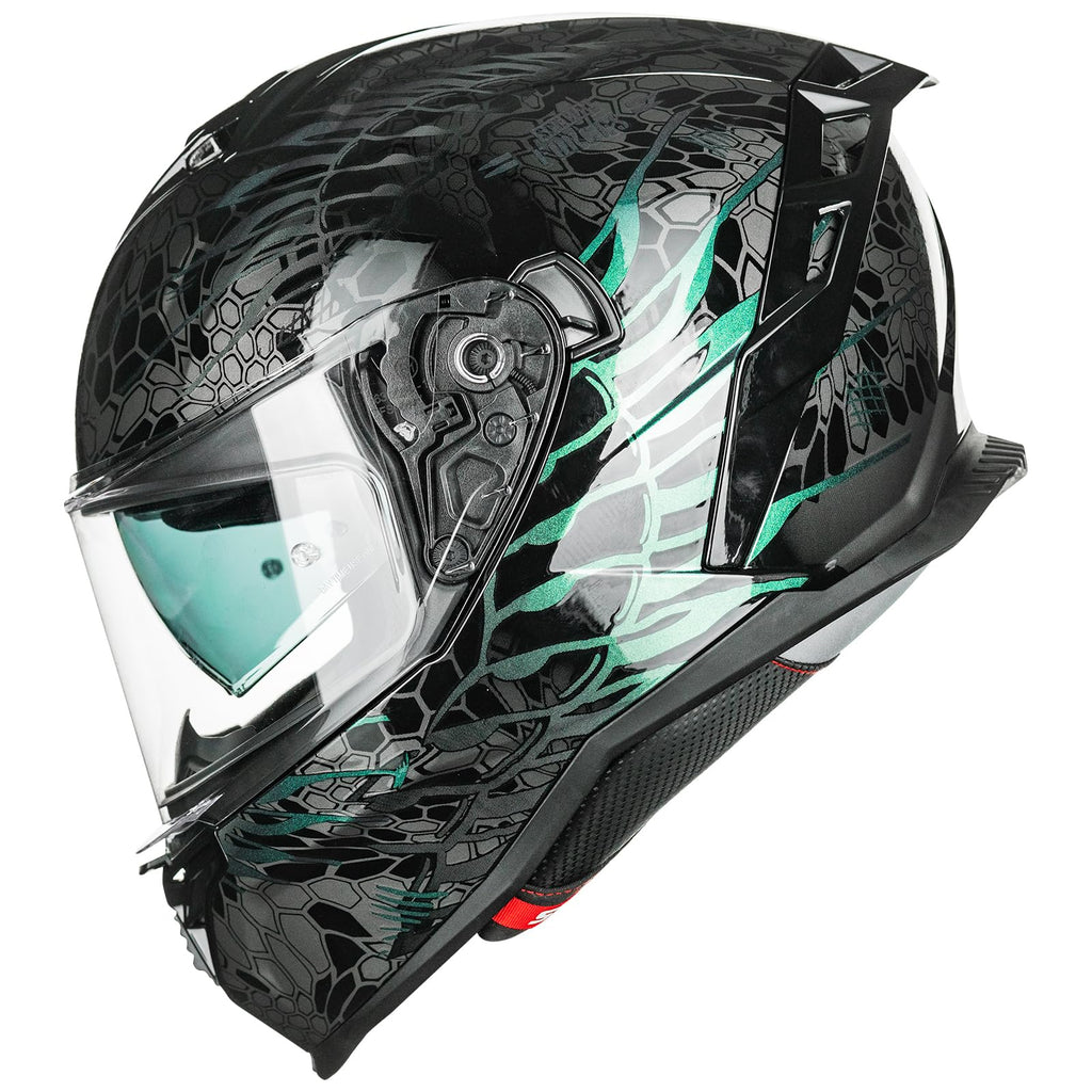 Motorcycle Helmet DOT ECE Dual Visor Full Face J627