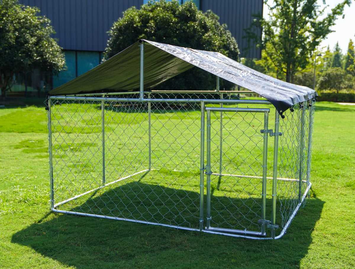 78"x 78" Heavy Duty Steel Dog Kennel P55870